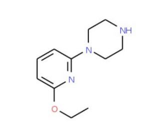 1-(6-Ethoxy-2-pyridyl)piperazine (CAS 108122-25-4) - chemical structure image