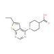 1-(6-Ethyl-thieno[2,3-d]pyrimidin-4-yl)-piperidine-4-carboxylic acid - chemical structure image