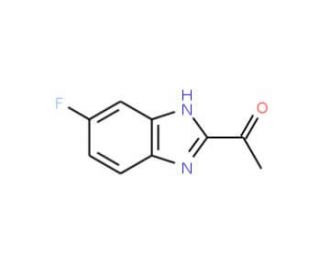 1-(6-Fluoro-1H-benzimidazol-2-yl)ethanone (CAS 177407-11-3) - chemical structure image