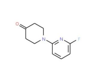 1-(6-Fluoro-2-pyridinyl)tetrahydro-4(1H)-pyridinone - chemical structure image