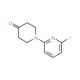 1-(6-Fluoro-2-pyridinyl)tetrahydro-4(1H)-pyridinone - chemical structure image