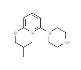 1-(6-Isobutoxy-2-pyridyl)piperazine - chemical structure image
