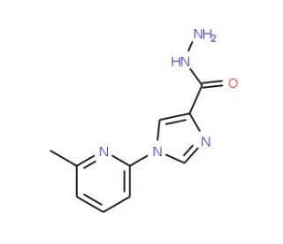 1-(6-Methyl-2-pyridinyl)-1H-imidazole-4-carbohydrazide - chemical structure image