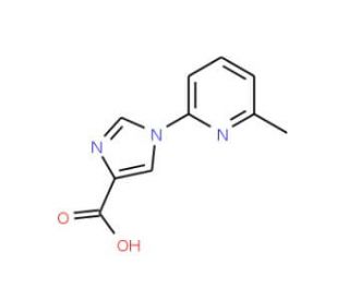 1-(6-Methyl-2-pyridinyl)-1H-imidazole-4-carboxylic acid - chemical structure image
