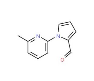 1-(6-Methyl-pyridin-2-yl)-1H-pyrrole-2-carbaldehyde - chemical structure image