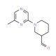 1-(6-Methylpyrazin-2-yl)piperidine-3-carboxaldehyde (CAS 941716-81-0) - chemical structure image