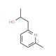 1-(6-methylpyridin-2-yl)propan-2-ol - chemical structure image