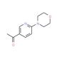 1-(6-Morpholino-3-pyridinyl)-1-ethanone (CAS 265107-43-5) - chemical structure image