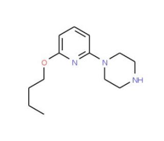1-(6-n-Butoxy-2-pyridyl)piperazine (CAS 902837-07-4) - chemical structure image