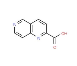 1,6-Naphthyridine-2-carboxylic acid (CAS 197507-59-8) - chemical structure image