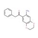 1-(7-Amino-2,3-dihydro-benzo[1,4]dioxin-6-yl)-2-phenyl-ethanone - chemical structure image