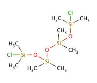 1,7-Dichloro-octamethyltetrasiloxane (CAS 2474-02-4) - chemical structure image