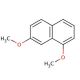 1,7-Dimethoxynaphthalene (CAS 5309-18-2) - chemical structure image