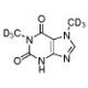 1,7-Dimethylxanthine-d6 (dimethyl-d6) (CAS 611-59-6 (unlabeled)) - chemical structure image