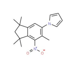 1-(7-Nitro-1,1,3,3,6-pentamethylindan-5-yl)-1H-pyrrole - chemical structure image