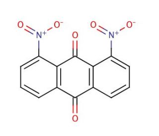 1,8-Dinitroanthraquinone (CAS 129-39-5) - chemical structure image