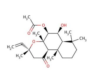 1,9-Dideoxyforskolin (CAS 64657-18-7) - chemical structure image