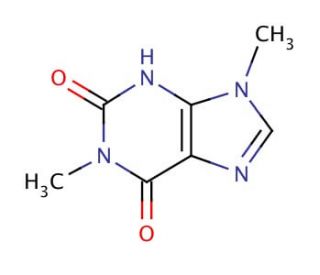 1,9-Dimethylxanthine (CAS 33073-01-7) - chemical structure image