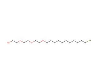 1-(9-Mercaptononyl)-3,6,9-trioxaundecan-11-ol (CAS 130727-41-2) - chemical structure image
