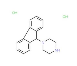 1-(9H-Fluoren-9-yl)piperazine dihydrochloride (CAS 175277-64-2) - chemical structure image
