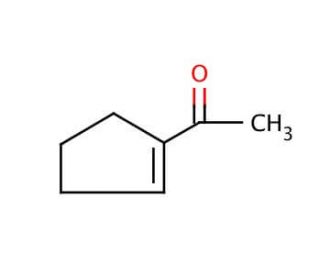 1-Acetyl-1-cyclopentene (CAS 16112-10-0) - chemical structure image