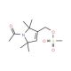 1-Acetyl-2,2,5,5-tetramethyl-3-pyrroline-3-methanesulfonylmethanol (CAS 887352-28-5) - chemical structure image
