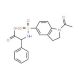 {[(1-Acetyl-2,3-dihydro-1H-indol-5-yl)sulfonyl]-amino}(phenyl)acetic acid - chemical structure image