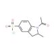 1-Acetyl-2-methyl-5-indolinesulfonoyl chloride (CAS 841275-78-3) - chemical structure image