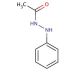 1-Acetyl-2-phenylhydrazine (CAS 114-83-0) - chemical structure image