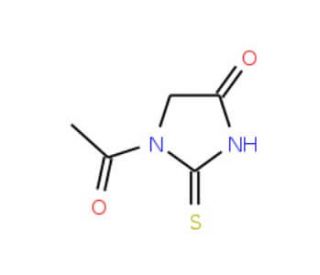 1-Acetyl-2-thiohydantoin (CAS 584-26-9) - chemical structure image