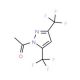 1-Acetyl-3,5-bis(trifluoromethyl)pyrazole - chemical structure image