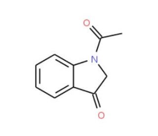 1-Acetyl-3-indolinone (CAS 16800-68-3) - chemical structure image