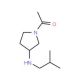 1-Acetyl-3-(isobutylamino)pyrrolidine - chemical structure image