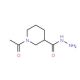 1-Acetyl-3-piperidinecarbohydrazide (CAS 1098343-82-8) - chemical structure image