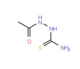 1-Acetyl-3-thiosemicarbazide (CAS 2302-88-7) - chemical structure image