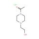 1-Acetyl-4-(2-hydroxyethyl)piperazine hydrochloride (CAS 83502-55-0) - chemical structure image