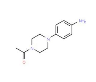 1-Acetyl-4-(4-aminophenyl)piperazine (CAS 92394-00-8) - chemical structure image