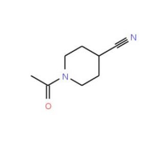 1-Acetyl-4-cyanopiperidine (CAS 25503-91-7) - chemical structure image