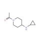 1-Acetyl-4-cyclopropylaminopiperidine (CAS 387358-46-5) - chemical structure image