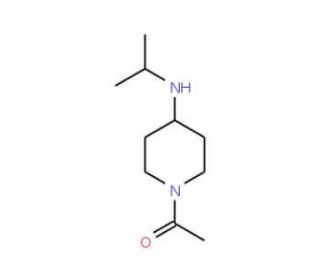 1-Acetyl-4-(isopropylamino)piperidine - chemical structure image