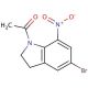 1-Acetyl-5-bromo-7-nitroindoline (CAS 62368-07-4) - chemical structure image