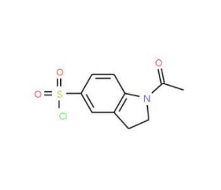 1-Acetyl-5-indolinesulfonoyl chloride (CAS 52206-05-0) - chemical structure image