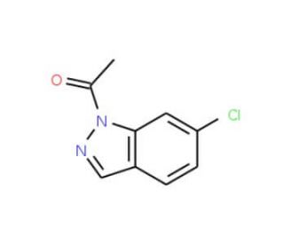 1-Acetyl-6-chloro-1H-indazole (CAS 708-40-7) - chemical structure image