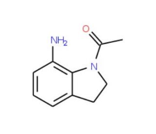 1-Acetyl-7-amino-2,3-dihydro-1H-indole (CAS 51501-31-6) - chemical structure image