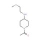 1-Acetyl-N-(2-methoxyethyl)piperidin-4-amine (CAS 39512-59-9) - chemical structure image