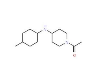 1-Acetyl-N-(4-methylcyclohexyl)piperidin-4-amine - chemical structure image