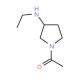 1-Acetyl-N-ethylpyrrolidin-3-amine (CAS 916792-58-0) - chemical structure image