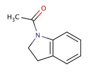 1-Acetylindoline (CAS 16078-30-1) - chemical structure image