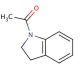 1-Acetylindoline (CAS 16078-30-1) - chemical structure image