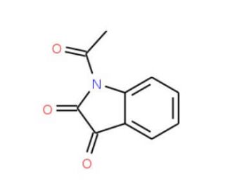 1-Acetylisatin (CAS 574-17-4) - chemical structure image